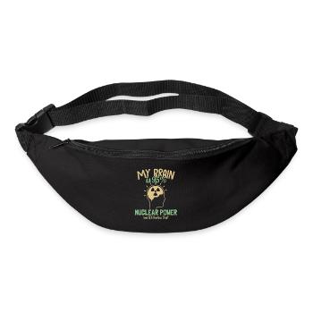 My Brain is 95% Nuclear Power Uranium Nuclear - Bum bag - black - Front