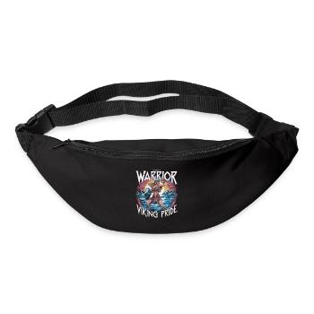 Warrior Spirit and Viking Pride für Wikinger - Gürteltasche - Schwarz - Vorne
