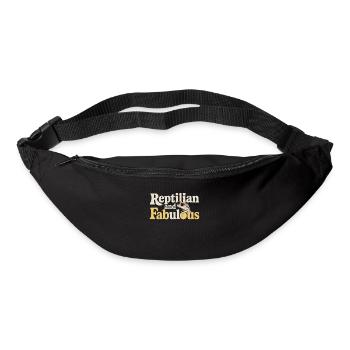 Lézard Peuple Reptile Conspiration Et Secret - Sac banane - noir - Devant