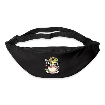 Tea Rex Trachtenshirt Dirndl T-Rex - Gürteltasche - Schwarz - Vorne