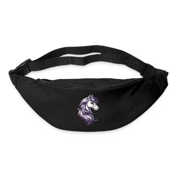 Pony Riding Pony Foal Rider Ponies Riding Pony Farm - Bum bag - black - Front