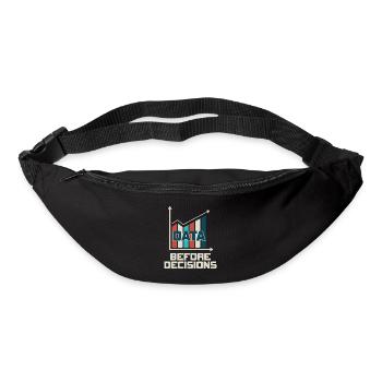 Daten oder es ist nicht passiert für Studenten - Gürteltasche - Schwarz - Vorne