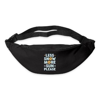 Winter-grumpy-cold-weather-complaints - Bum bag - black - Front