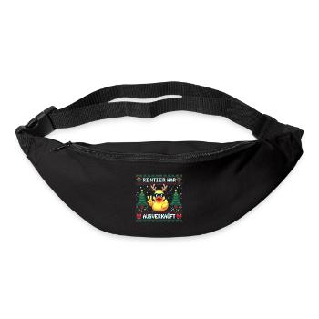 Weihnachten Rentier war ausverkauft Lustiges Elch - Gürteltasche - Schwarz - Vorne