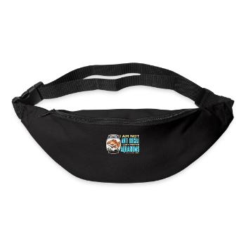 Aquarium Enthusiast I Am Not Anti-Social Aquascape - Bum bag - black - Front