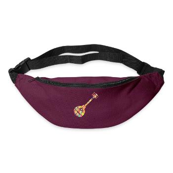 Mandolin Geometric - Bum bag - burgundy - Front