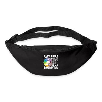 Please Kindly Remove Your Crown Chakra - Bum bag - black - Front