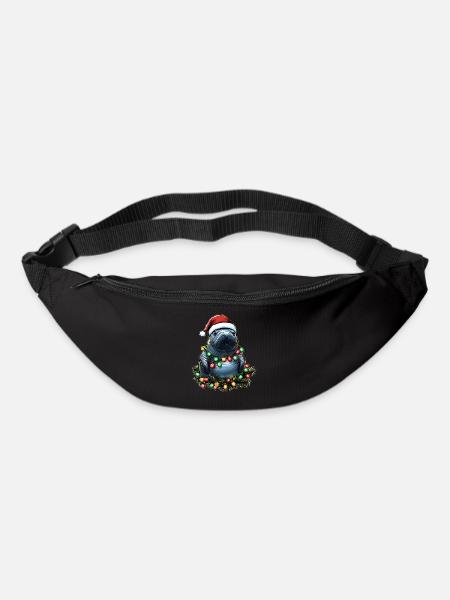 Seekuh Floaty Kartoffel Seekuh Weihnachtsmütze Xma - Gürteltasche - Schwarz