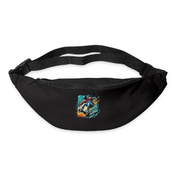 Skater on the Skateboarder Design Skatebording - Bum bag - black - Front