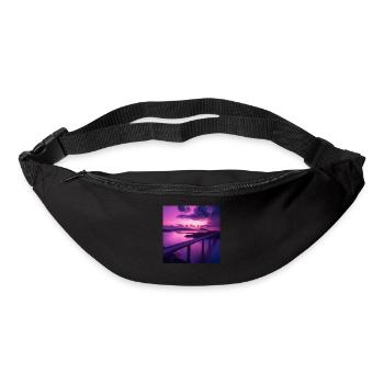 Japon - Sac banane - noir - Devant