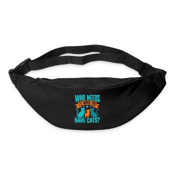 Cat Grandma Gifts - Gürteltasche - Schwarz - Vorne