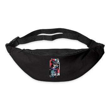 Ver.1 - Cyborg Japan red blue kanji - Bum bag - black - Front