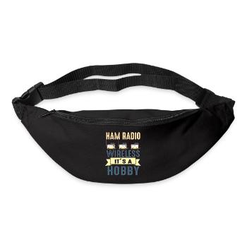 Amateur Wireless It's A Hobby Ham Radio - Bum bag - black - Front