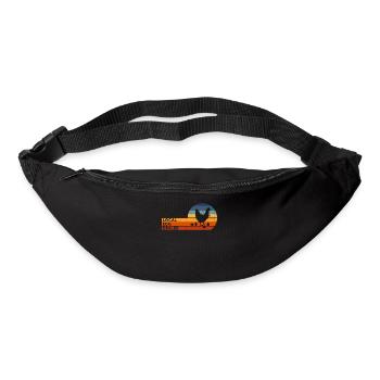 Lokaler Eierhändler Hühnerbesitzer Züchter - Gürteltasche - Schwarz - Vorne