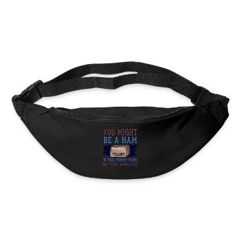 Amateur Radio Tried To Repair Ham Radio - Bum bag - black - Front