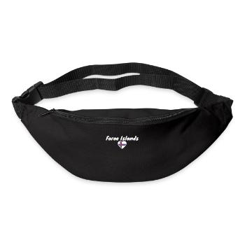 Faroe Islands Faroe Islands Faroe Islands Flag - Bum bag - black - Front