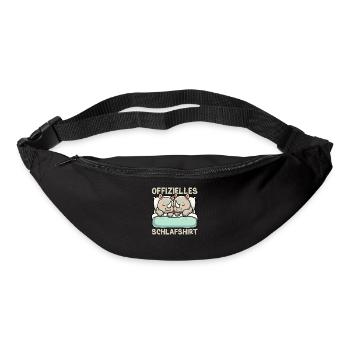 Official Sleeping Shirt Rhinoceros Late Riser - Bum bag - black - Front