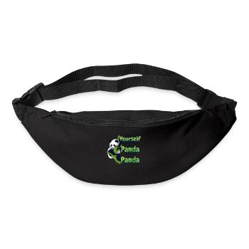 Soyez toujours vous-même à moins que vous ne puissiez être un panda - Sac banane - noir - Devant