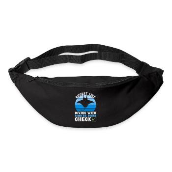 Manta Rays Great Manta Sea Creatures - Bum bag - black - Front