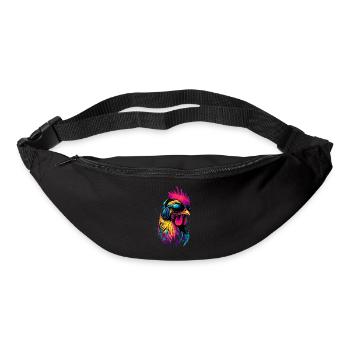 Chicken Chicken Hen Farm Farmer Cute Chickens - Bum bag - black - Front