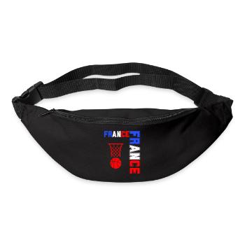 drapeau france cadeau, cadeau france drapeau - Sac banane - noir - Devant