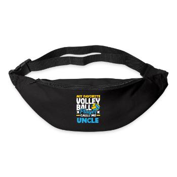 Mein Lieblings Volleyballspieler Nenn Mich Onkel - Gürteltasche - Schwarz - Vorne