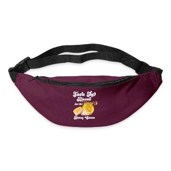 Taste The Biscuit Taste The Goodness - Bum bag - burgundy - Front