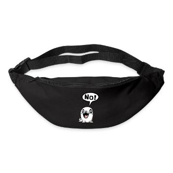 No Nope not today Funshirt Gift Idea Funny - Bum bag - black - Front