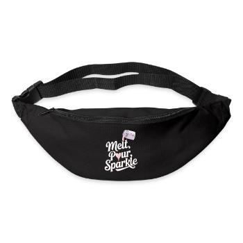 Handmade, creative candles to make yourself - Bum bag - black - Front
