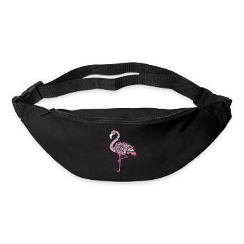 Mandala Flamingo Flamingo Sauvagine Flamingo - Sac banane - noir - Devant