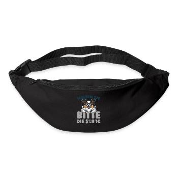 Papillon Halten Sie Bitte Die Fresse - Gürteltasche - Schwarz - Vorne