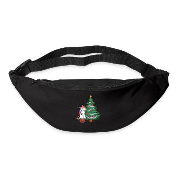 Unicorn Christmas Christmas Xmas - Bum bag - black - Front