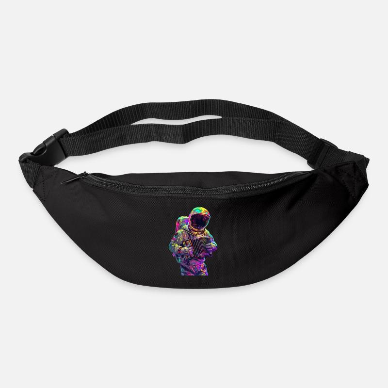 Astronaut Akkordeon - Gürteltasche - Schwarz