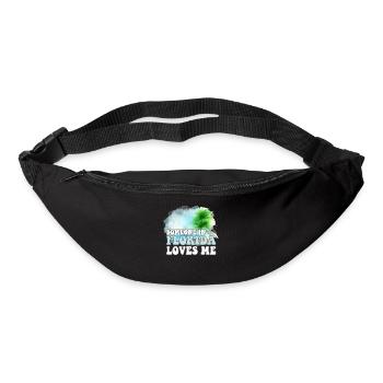 Quelqu’un en Floride m’aime - Sac banane - noir - Devant
