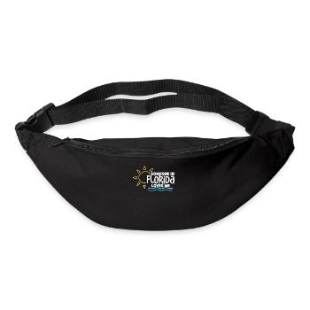 Quelqu’un en Floride m’aime - Sac banane - noir - Devant