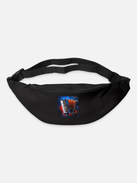 Akkordeon - Gürteltasche - Schwarz