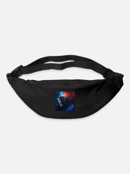 Akkordeon - Gürteltasche - Schwarz