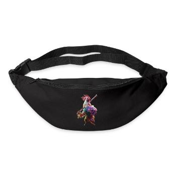 Flûte de coq - Sac banane - noir - Devant