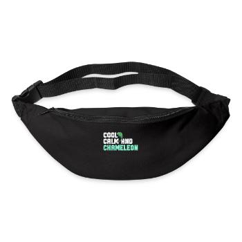 Cadeaux Caméléon - Sac banane - noir - Devant