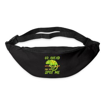 Cadeaux Caméléon - Sac banane - noir - Devant