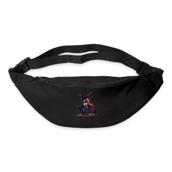 B-Boy Breakdance Hip Hop Dance Danseuse Breakdance - Sac banane - noir - Devant