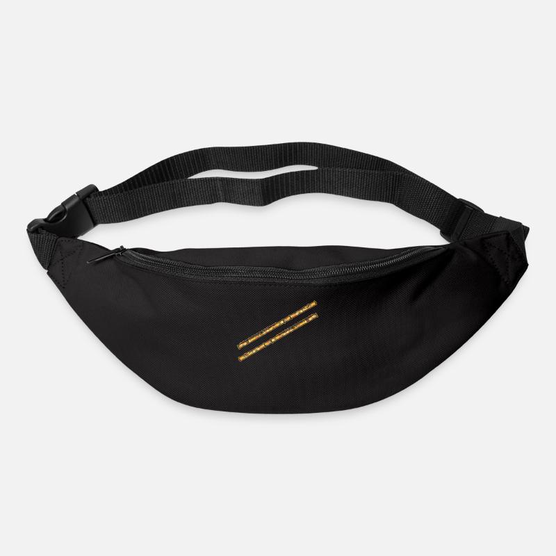Flute Geometric - Bum bag - black
