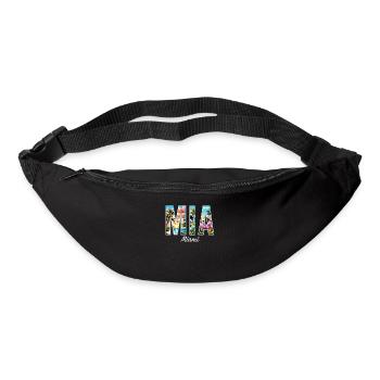 Miami Mia Miami – Ambiance tropicale pour les fans des États-Unis - Sac banane - noir - Devant