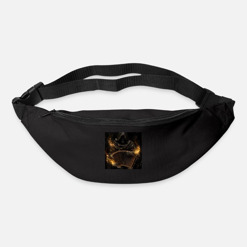 Akkordeon - Gürteltasche - Schwarz