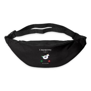 Das Aquapony ruft mich, ich muss gehen! - Gürteltasche - Schwarz - Vorne