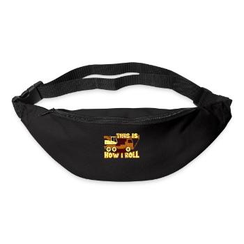 Crane Operator This Is How I Roll - Bum bag - black - Front