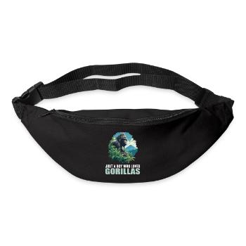 Gorilles Gorilles - Sac banane - noir - Devant