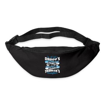 I Am An Athletic Trainer's Daughter - Bum bag - black - Front