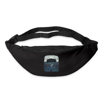 Adventure Awaits Motorrad Motorradfahrer Motorrad - Gürteltasche - Schwarz - Vorne