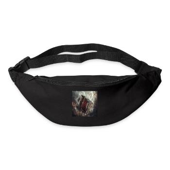 Akkordeon - Gürteltasche - Schwarz - Vorne